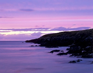 Shetland Prints: Sunset over Sands of Breckon