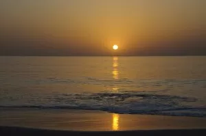 Sunset, Sine Saloum Delta, Senegal, West Africa, Africa