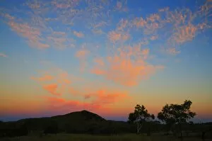 Images Dated 4th May 2008: Sunset along the Spring Creek Track, Kimberley, Western Australia, Australia, Pacific