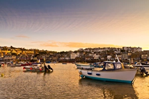 St Ives Prints: Sunset, St. Ives, Cornwall, England, United Kingdom, Europe