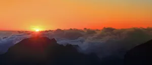 Trek Prints: Sunset from summit of Pico do Areeiro, Madeira