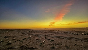 Vast Prints: Sunset in the Tibesti Mountains, Chad