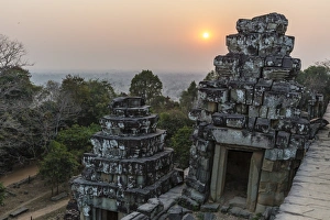 9th Century Prints: Sunset view from Phnom Bakheng
