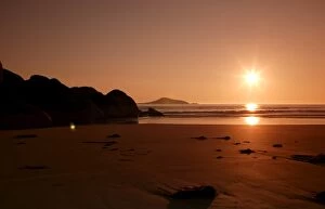 Images Dated 16th January 2000: Sunset at Whiskey Beach, Wilsons Promontory National Park, Victoria, Australia, Pacific