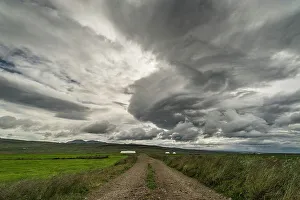 Meteorological Prints: Supercell storm, Bogarnes, Iceland, Polar Regions