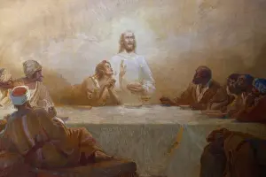 Creativity Prints: The Last Supper by Alfred Plauzeau, Saint-Jean de Montmartre church, Paris, France