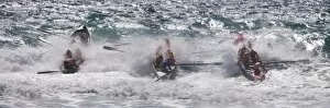 Images Dated 6th January 2006: Surf rescue race at Manley, Sydney, New South Wales, Australia, Pacific
