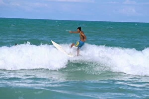 Surf Gallery: Surfer, Praia do Amor, Pipa, Natal, Rio Grande do Norte state, Brazil, South America