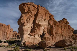 Bolivia Prints: Surreal rock formations caused by the elements, Vallee de Rocas, Bolivian Andes, Bolivia