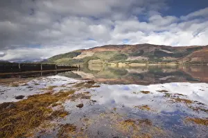 Argyll And Bute Prints: The surrounding countryside and hills are reflected in Loch Leven