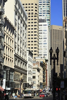 San Francisco Prints: Sutter Street, San Francisco, California, United States of America, North America
