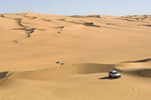 Adventuresome Prints: SUV on sand dunes