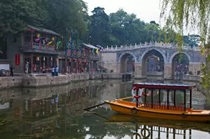 Images Dated 9th September 2010: Suzhou Market Street at the Summer Palace or Yihe Yuan, Bejing, China, Asia