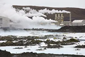 Sustainable Prints: Svartsengi Geothermal plant, which feeds water to The Blue Lagoon