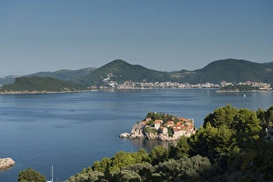 Montenegro Prints: Sveti Stefan and Budva, Montenegro, Europe