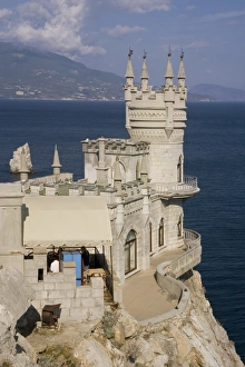 Images Dated 6th October 2009: Swallows nest, Yalta, Crimea, Ukraine, Europe