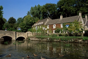 Swan Hotel, Bibury, Gloucestershire, The Cotswolds, England, United Kingdom, Europe