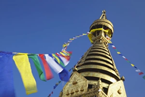 Swayambhunath Stupa, UNESCO World Heritage Site, Kathmandu, Nepal, Asia
