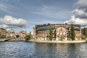 Parliament Collection: Swedish Parliament Building, Gamla Stan, Stockholm, Sweden, Scandinavia, Europe
