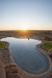 Namibian Prints: A swimming pool on the edge of the desert at Canyon Lodge near the Fish River Canyon