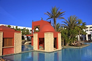 Swimming Pools Prints: Swimming pool at hotel, Agadir, Morocco, North Africa, Africa