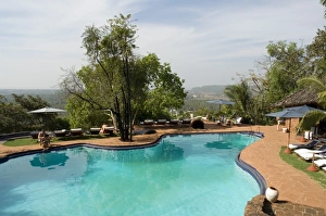 The swimming pool at the Nilaya Hermitage