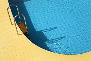 Curve Prints: Swimming pool, Puerto Vallarta, Jalisco State, Mexico, North America