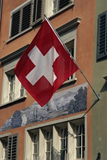 Zurich Prints: Swiss flag