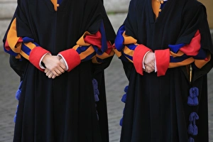 Images Dated 6th April 2007: Swiss Guards, Vatican, Rome, Lazio, Italy, Europe