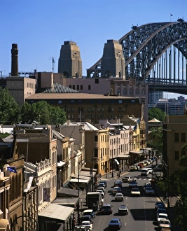 The Rocks Prints: Sydney Harbour Bridge and the Rocks, Sydney, New South Wales, Australia, Pacific