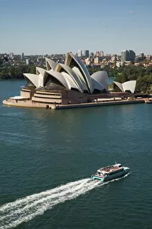 Images Dated 26th March 2008: Sydney Opera House built in 1973, designed by Jorn Utzon, probably the most iconic symbol of
