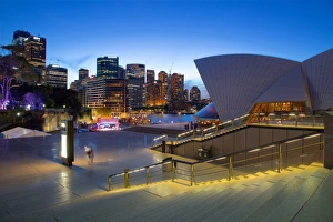 Sydney Prints: Sydney Opera House at Dusk, Sydney, New South Wales, Australia, Oceania