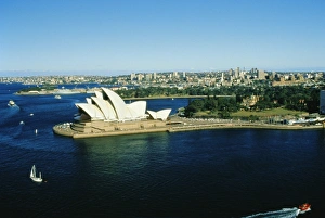 Sydney Opera House and harbour, Sydney, New South Wales, Australia, Pacific