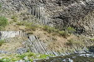 Natural Pattern Prints: Symphony of Stones, Basalt columns formation along Garni gorge, Kotayk Province, Armenia