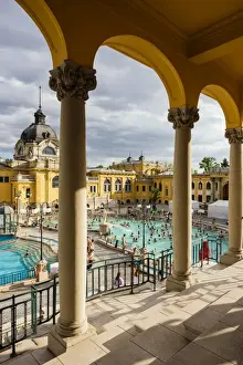 Togetherness Prints: Szechenyi Thermal Baths, Budapest, Hungary, Europe