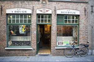 Brugge Prints: t Brugs Beertje, Bar, Bruges, Belgium, Europe