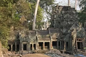 Images Dated 15th January 2008: Ta Prohm Kei temple, Angkor Thom, Angkor, UNESCO World Heritage Site, Siem Reap