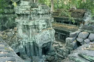 Ta Prohm Prints: Ta Prohm temple, Angkor, UNESCO World Heritage Site, Siem Reap, Cambodia