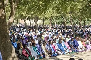 Tabaski, a religious festival held throughout Mali when hundreds of men