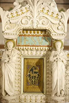 Images Dated 8th December 2008: Tabernacle in the crypt of Fourviere Basilica, Lyon, Rhone, France, Europe