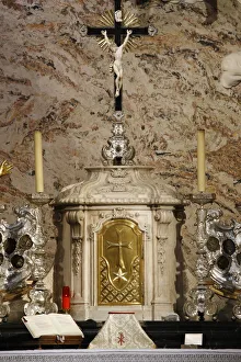 Altars Prints: Tabernacle, Karlskirche (St. Charless Church), Vienna, Austria, Europe