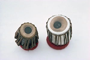 Musical Instrument Prints: The tabla, Pakistan