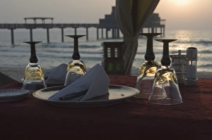 Dine Prints: Table for two on the beach