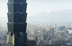 Taipei Prints: Taipei 101 building, Taipei, Taiwan, Asia