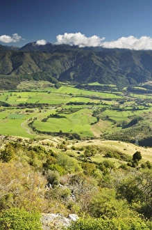 Tasman Prints: Takaka Valley, Tasman, South Island, New Zealand, Pacific
