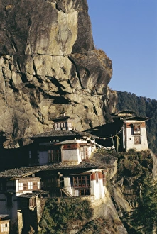 Paro Prints: Taktsang Monastery, known as the Tigers Lair, Paro, Bhutan