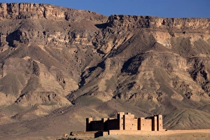 Defence Prints: Tamnougalt Kasbah the Draa valley, near Agdz, Morocco, Africa, North Africa, Africa