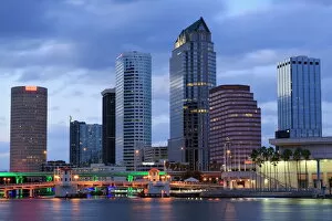 Skyline Gallery: Tampa skyline, Florida, United States of America, North America
