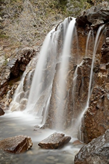 Images Dated 2nd October 2009: Tangle Falls, Jasper National Park, UNESCO World Heritage Site, Rocky Mountains