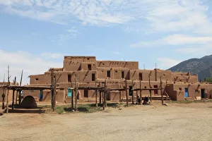 New Mexico Prints: Taos Pueblo, UNESCO World Heritage Site